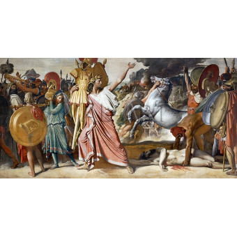 РЕПРОДУКЦИИ НА КАРТИНИ Ромул - завоевателят на Акрън (1812)